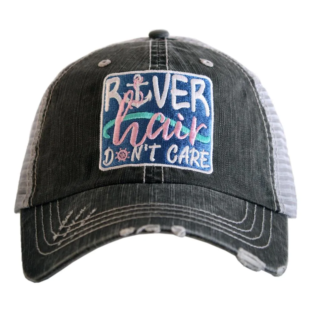 River hats RIVER hair dont care Embroidered trucker caps