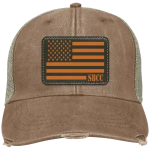 SBCC Flag Distressed hat