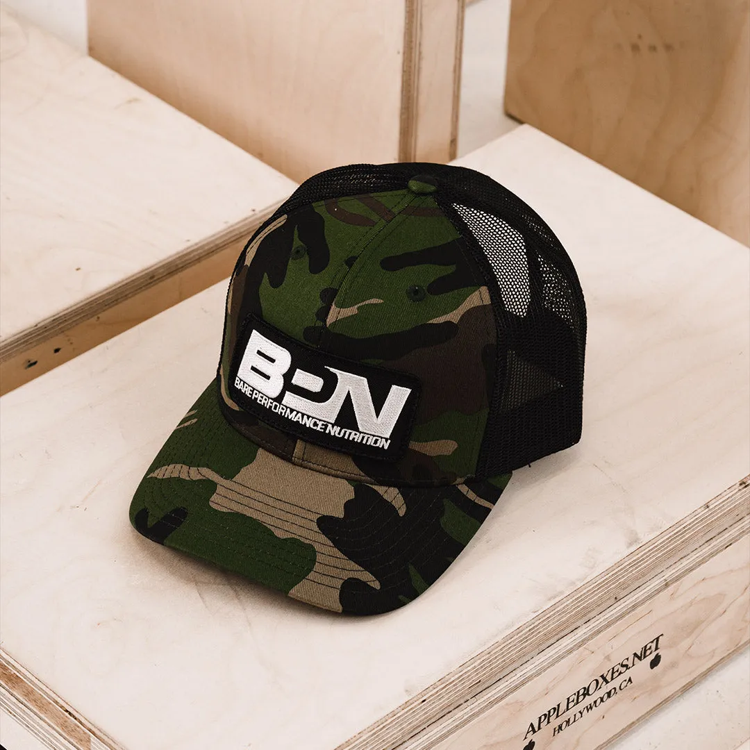 Snapback Hat / Black   Camo