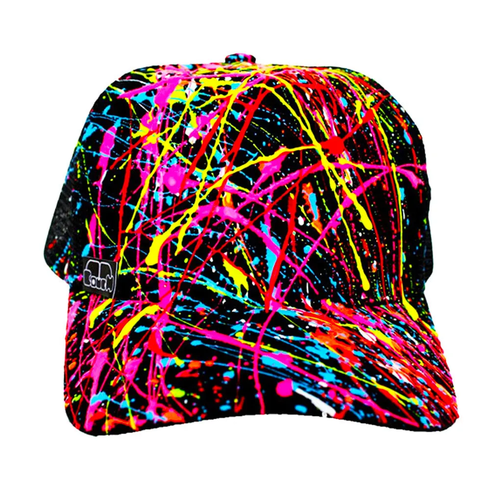 SPLASH TRUCKER CAP BLACK