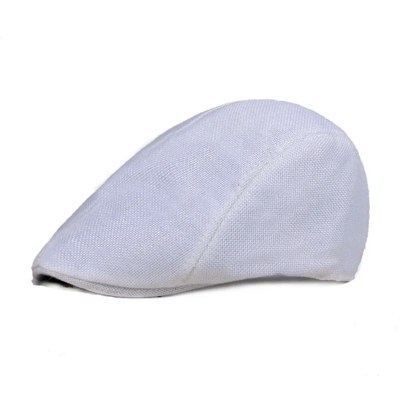 Spring Autumn Hats Adjustable Plaid Beret Hats Men Women Unisex Plain Berets Newsboy Hat Peaked Cap Casual Forward Caps 2021
