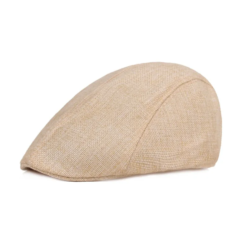 Spring Autumn Hats Adjustable Plaid Beret Hats Men Women Unisex Plain Berets Newsboy Hat Peaked Cap Casual Forward Caps 2021