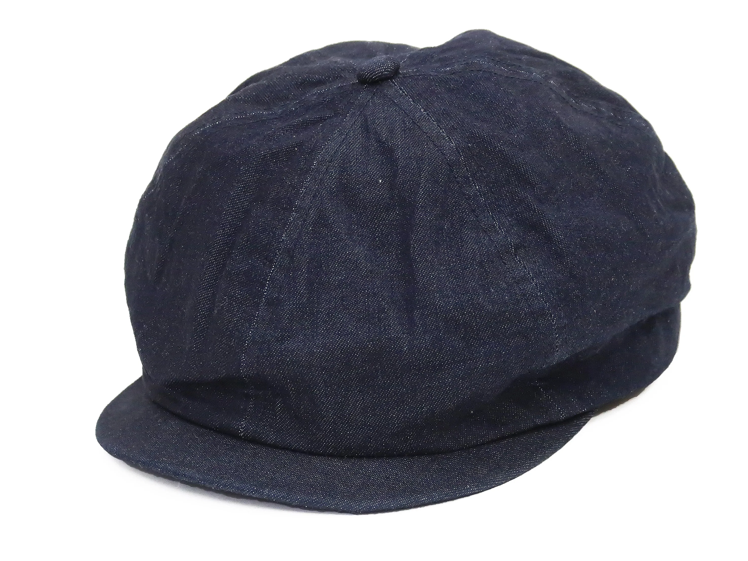 Sugar Cane Applejack Cap Men's Casual Short Brim Denim Work Hat SC02705