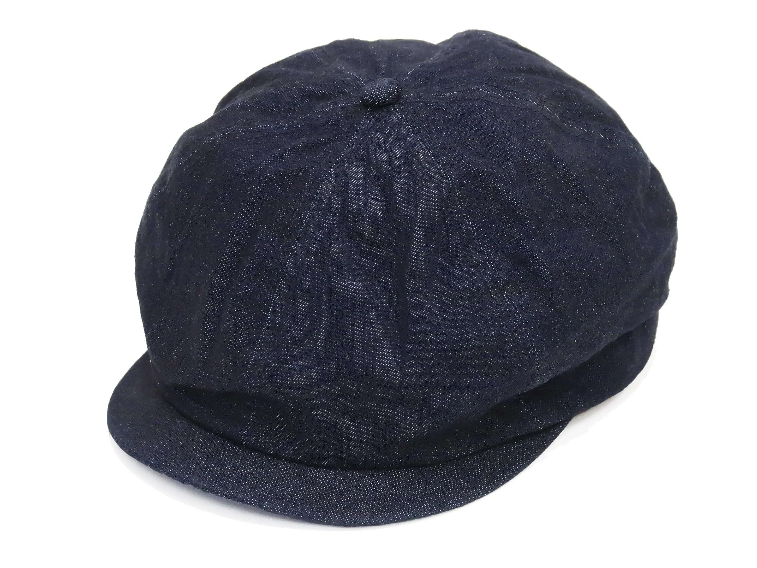 Sugar Cane Applejack Cap Men's Casual Short Brim Denim Work Hat SC02705