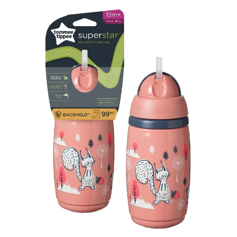 Superstar Insulated Straw Cup 266ml, 12M 