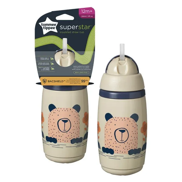 Superstar Insulated Straw Cup 266ml, 12M 