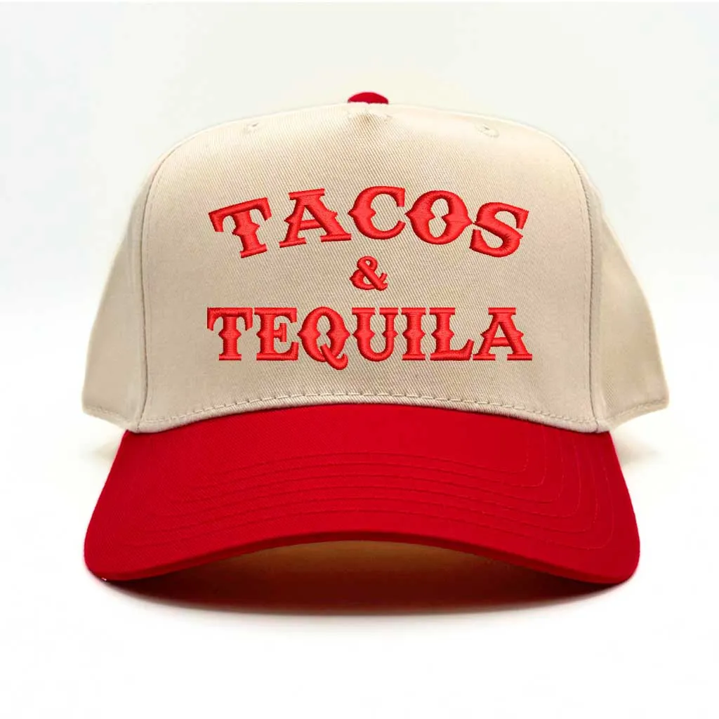 Tacos & Tequila 5 Panel Baseball Hat