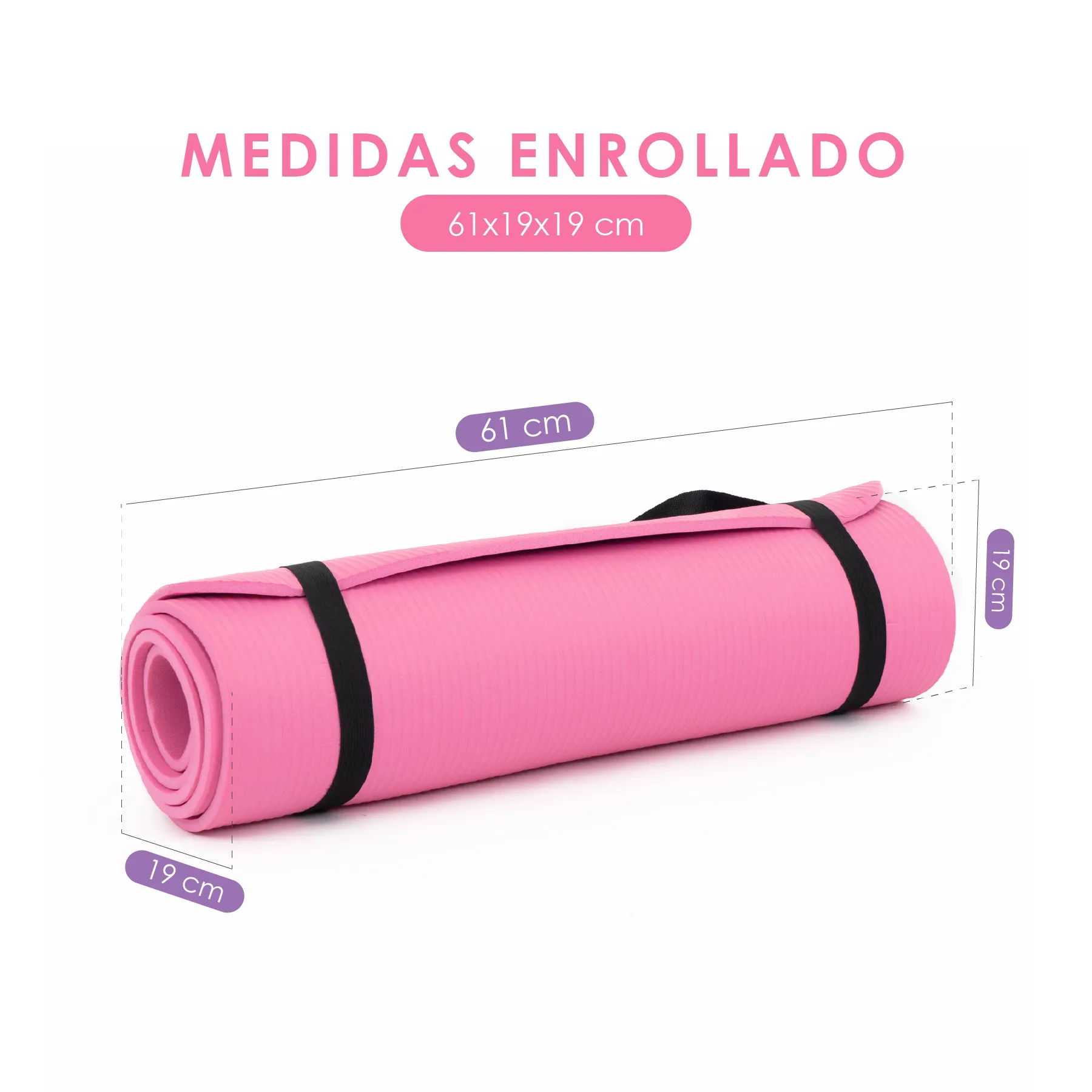 Tapete Para Hacer Ejercicios Yoga Pilates Rehabilitacion Gym