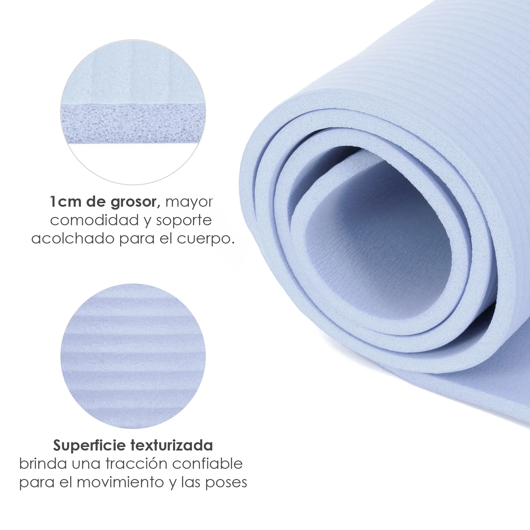 Tapete Para Hacer Ejercicios Yoga Pilates Rehabilitacion Gym
