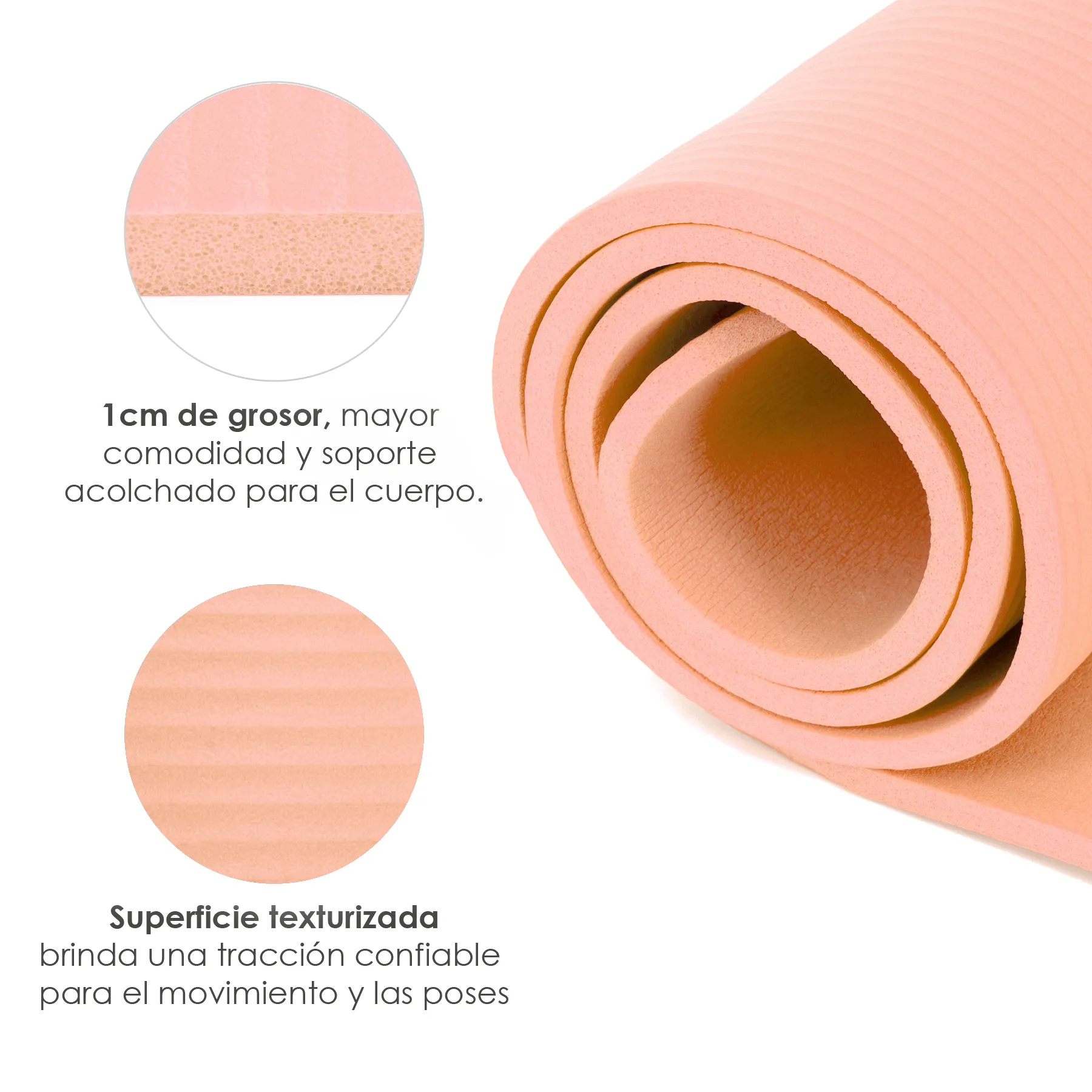 Tapete Para Hacer Ejercicios Yoga Pilates Rehabilitacion Gym