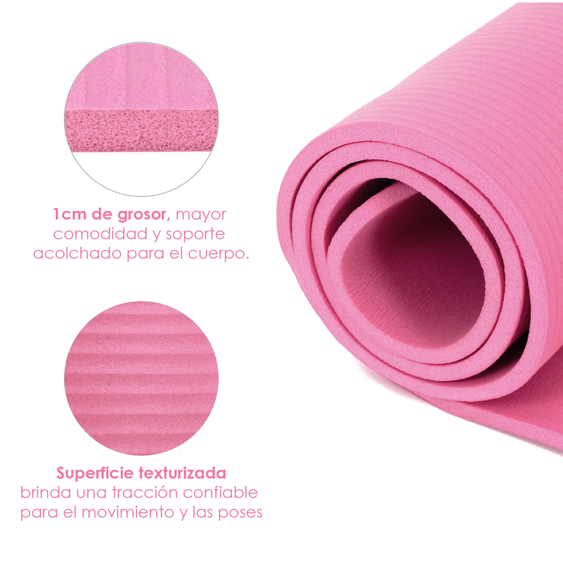Tapete Para Hacer Ejercicios Yoga Pilates Rehabilitacion Gym