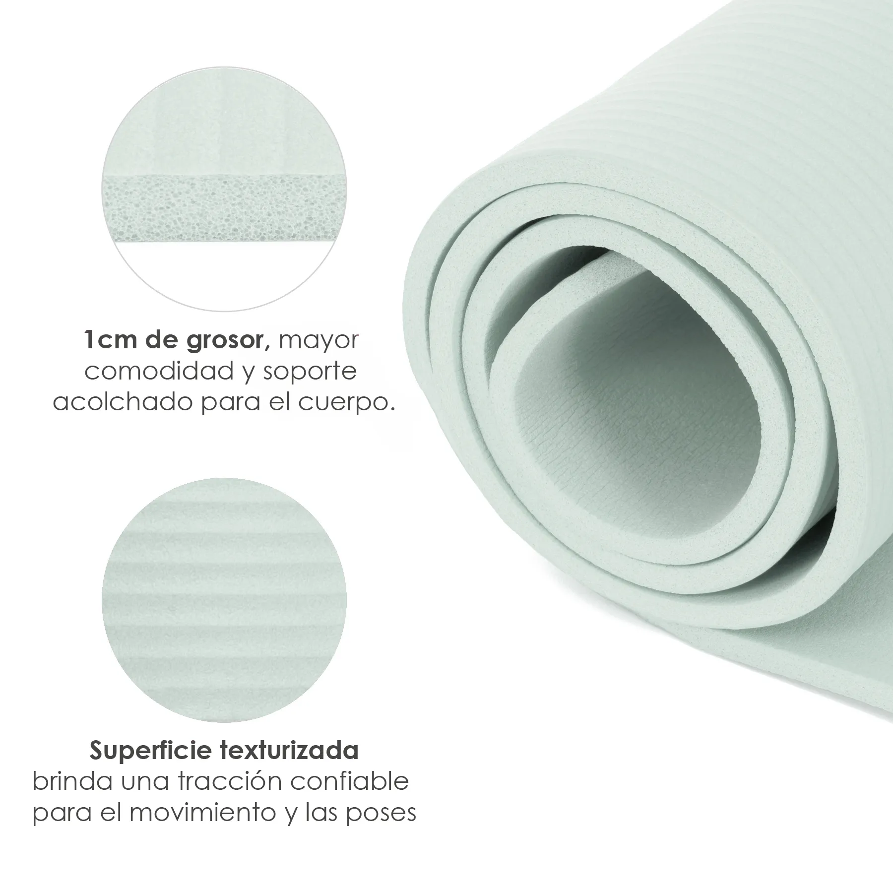 Tapete Para Hacer Ejercicios Yoga Pilates Rehabilitacion Gym