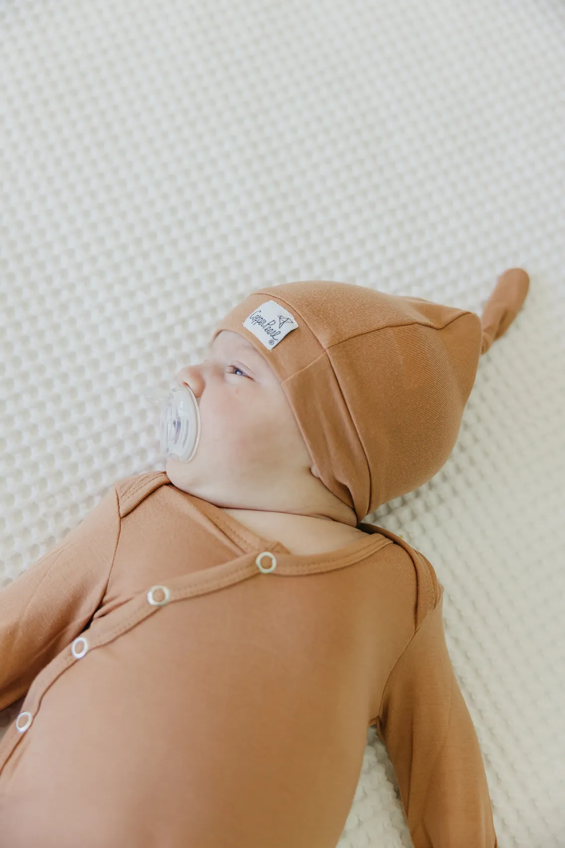 Top Knot Hat - Pecan