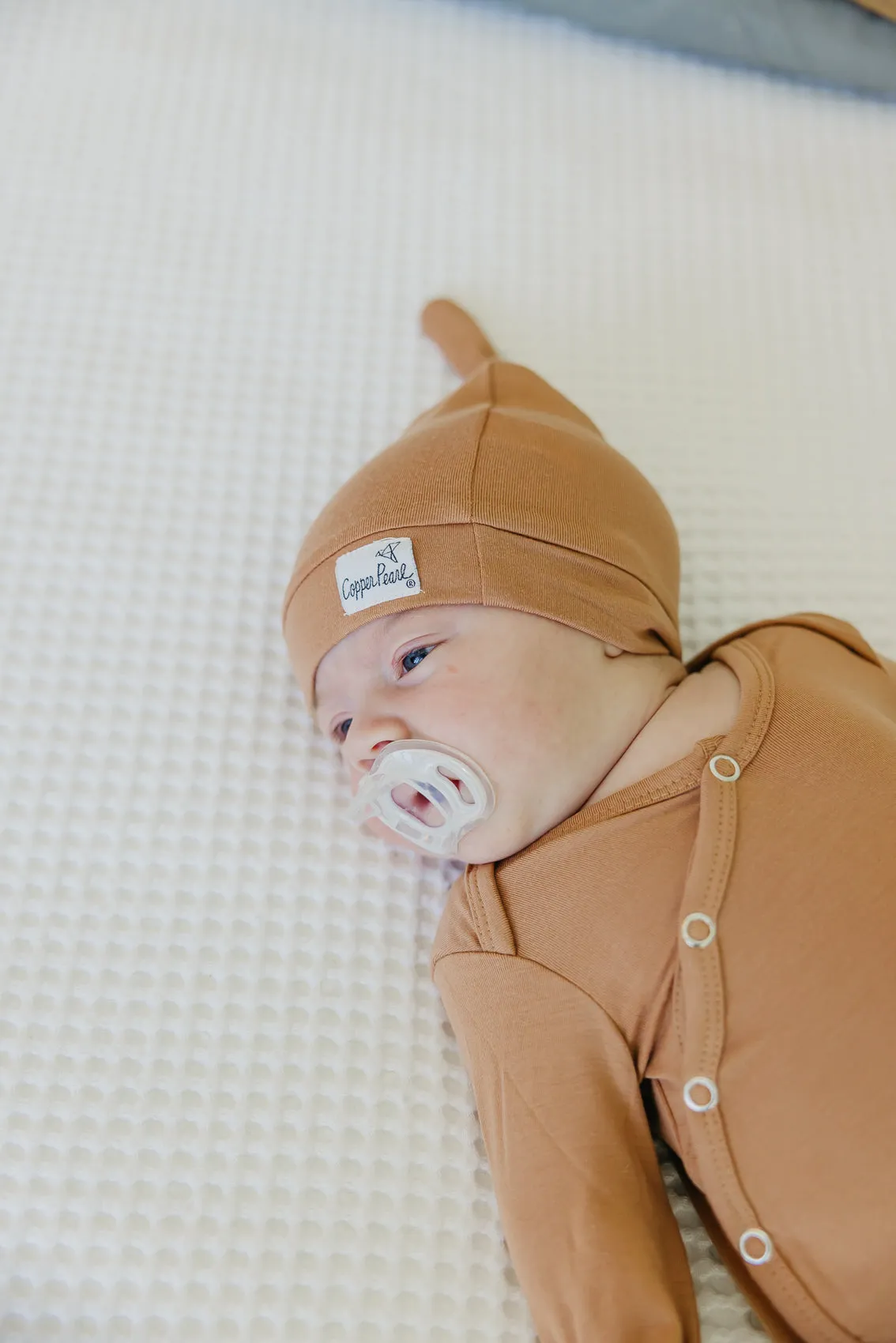 Top Knot Hat - Pecan