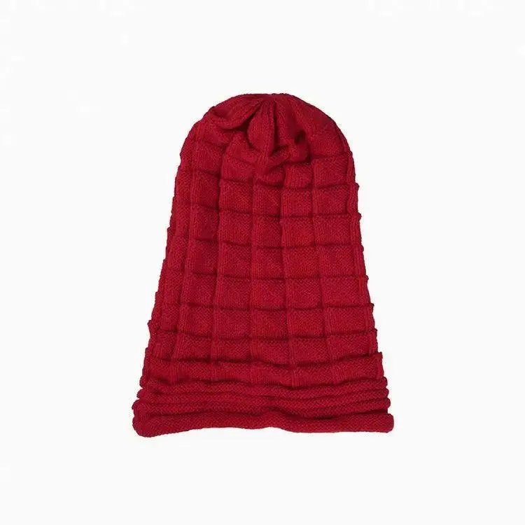 Unisex  Cute Oversized Winter Baggy Cool Caps Autumn Beanies For Men Women Classy Warm Cap For Cold Weather