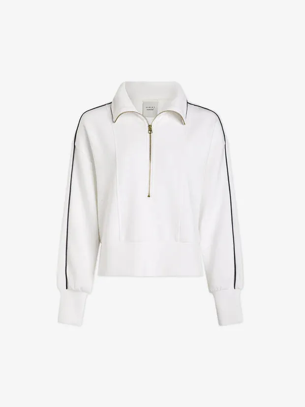 Varley | Davenport Half Zip {White}