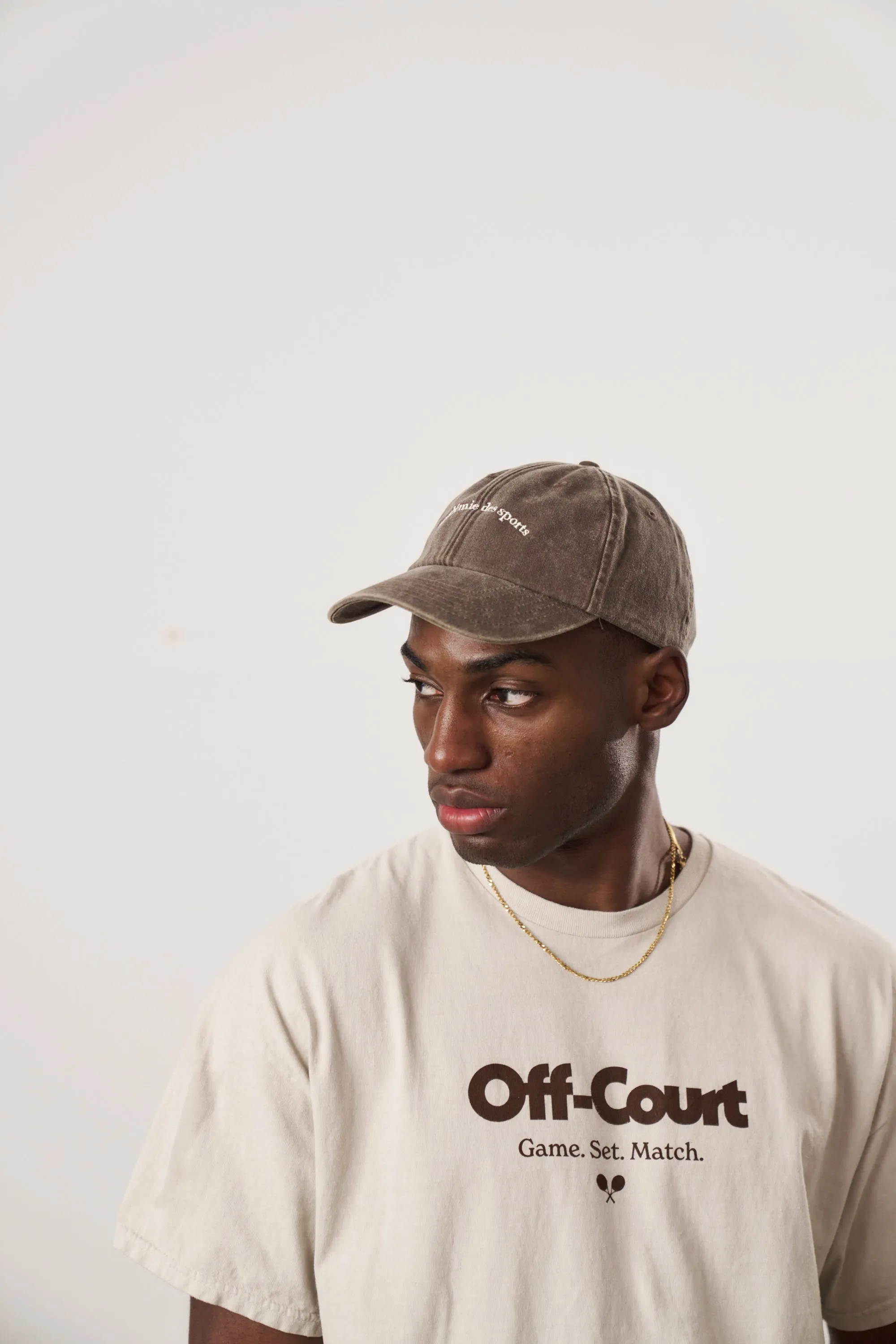 Vice 84 'Académie des Sports' Washed Cap - Brown