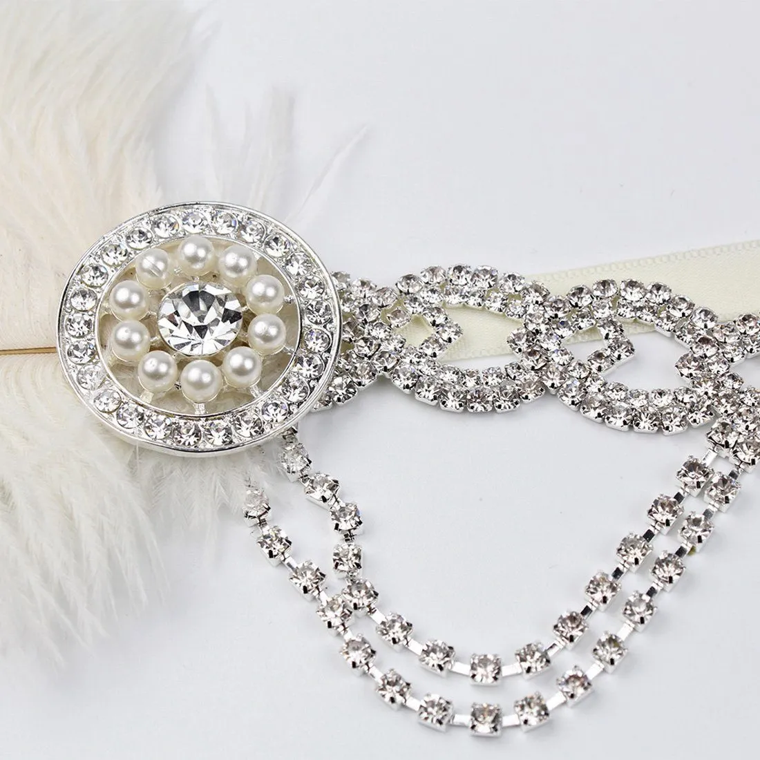 Vintage 1920s Flapper Headband Gatsby Headpiece|JaosWish