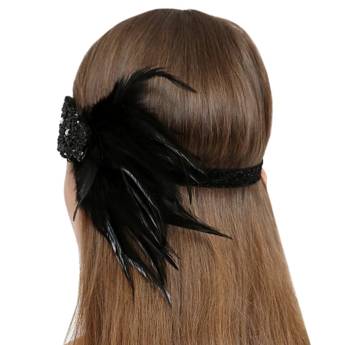 Vintage 1920s Flapper Headband Rhinestone Beaded Headpiece|JaosWish