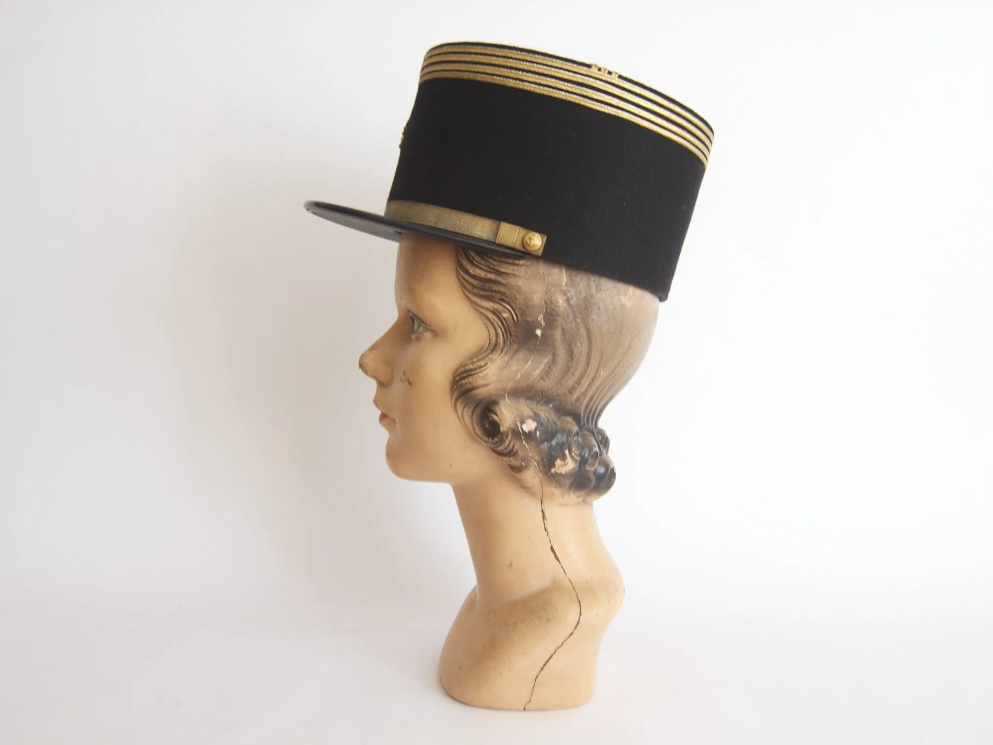Vintage French Navy Kepi Hat (6 3/4)