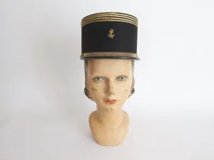 Vintage French Navy Kepi Hat (6 3/4)