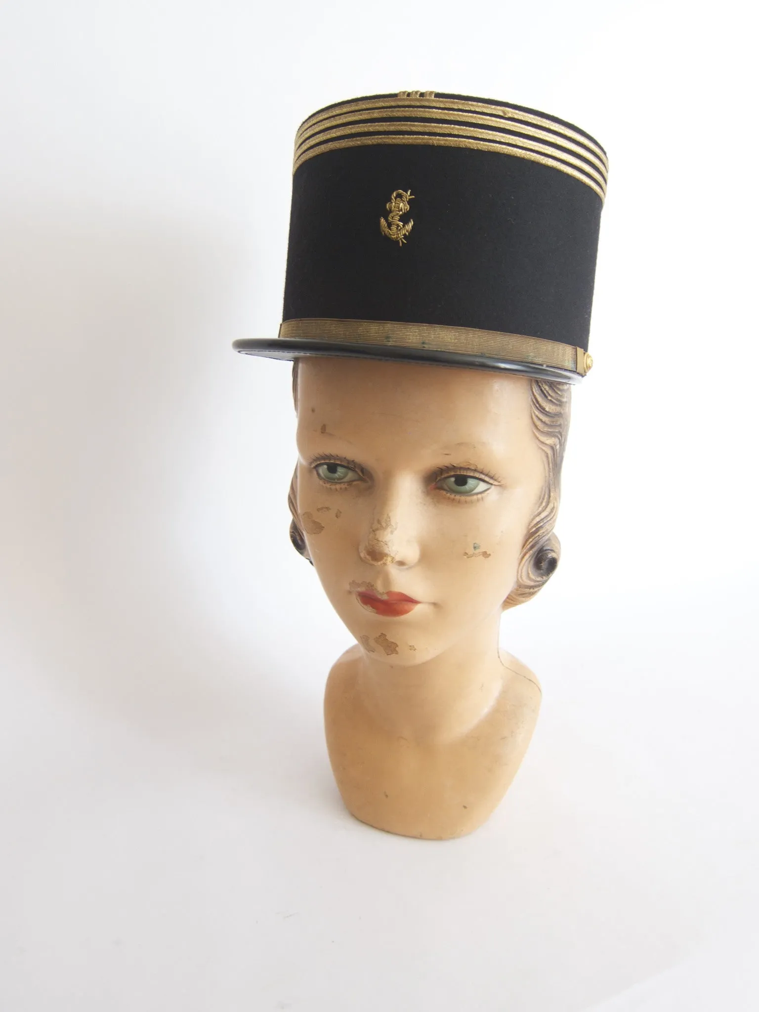 Vintage French Navy Kepi Hat (6 3/4)