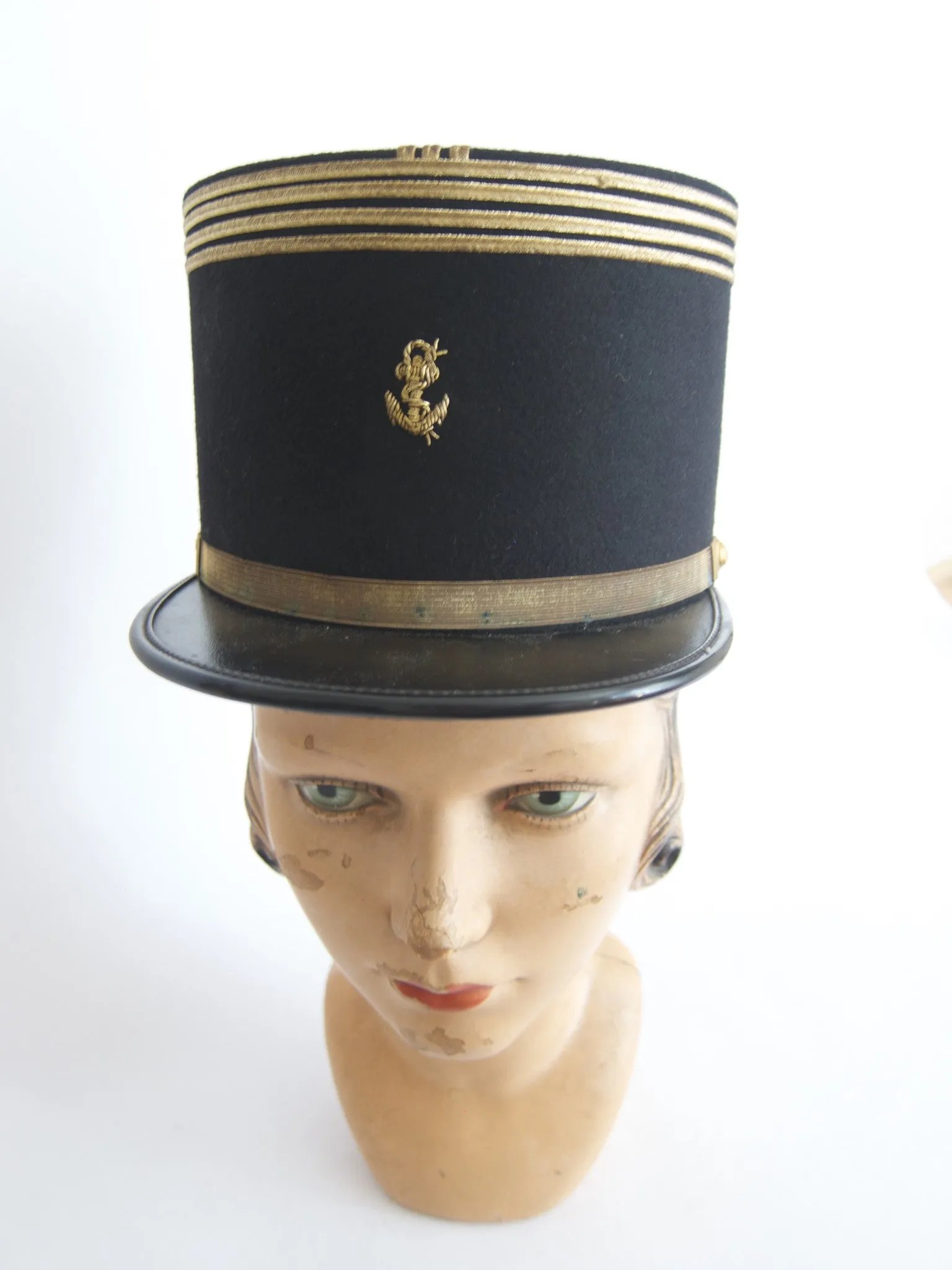 Vintage French Navy Kepi Hat (6 3/4)