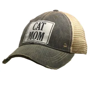 Vintage Trucker Baseball Hat “Cat Mom”