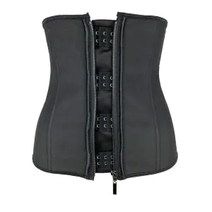 Women Latex Waist & Body Shaper Corsets with Zipper