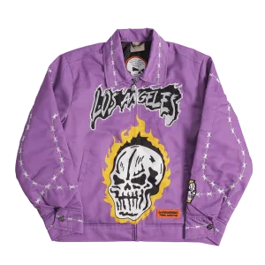 YOUTH BRAND X LOS ANGELES BEAST WORK JACKET (PURPLE)