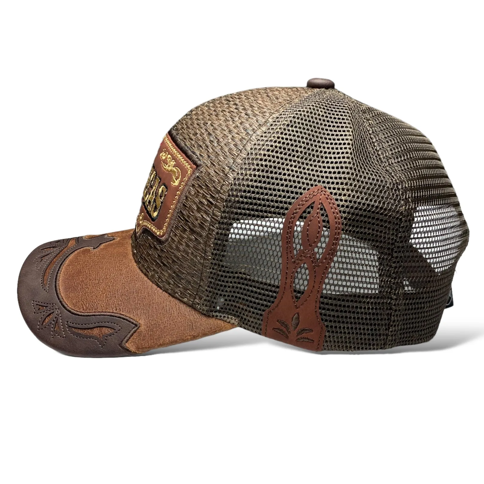 Zacatecas Mexico Straw Snapback Hat, Western, Rodeo Baseball Cap